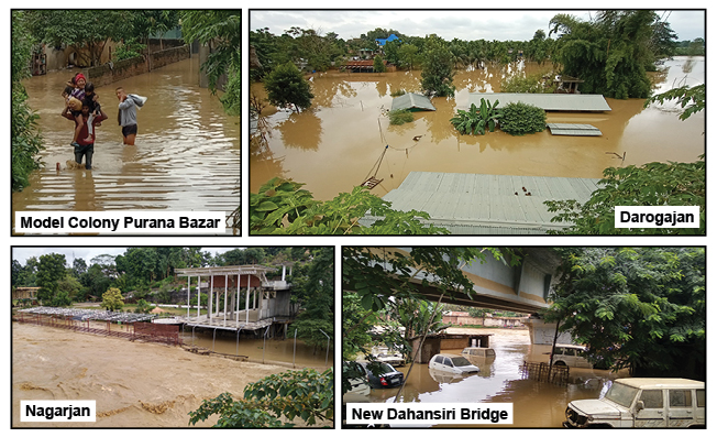 Affected villages