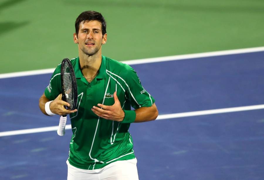 Serbia's Novak Djokovic celebrates after winning the Final match against Greece's Stefanos Tsitsipas (REUTERS/File photo)