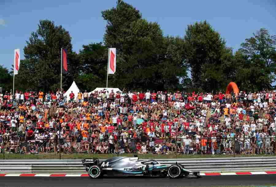 Mercedes' Lewis Hamilton in action during the race (REUTERS/File Photo)