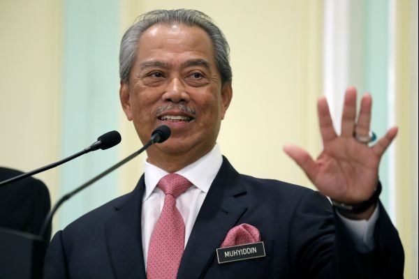 Malaysia's Prime Minister Muhyiddin Yassin speaks during a news conference in Putrajaya, Malaysia March 11, 2020. (REUTERS File Photo)