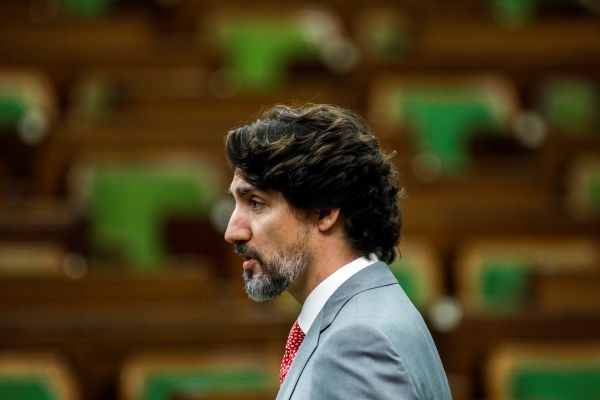 Canada's Prime Minister Justin Trudeau speaks during a meeting of the special committee on the COVID-19 outbreak, as efforts continue to help slow the spread of the coronavirus disease (COVID-19), in the House of Commons on Parliament Hill in Ottawa, Ontario, Canada on May 20, 2020. (REUTERS Photo)