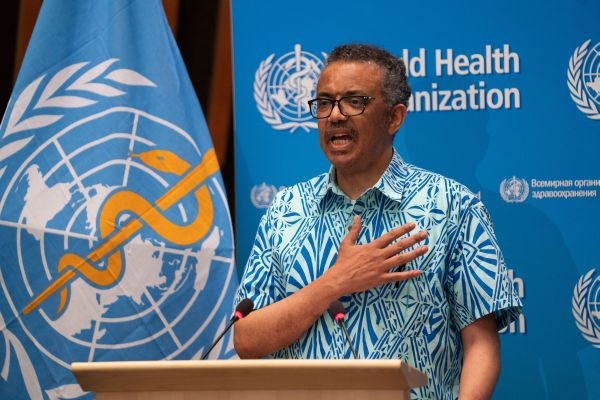 Tedros Adhanom Ghebreyesus, Director General of the World Health Organization (WHO) attends the virtual 73rd World Health Assembly (WHA) during the coronavirus disease (COVID-19) outbreak in Geneva, Switzerland, May 19, 2020.  (REUTERS File Photo)