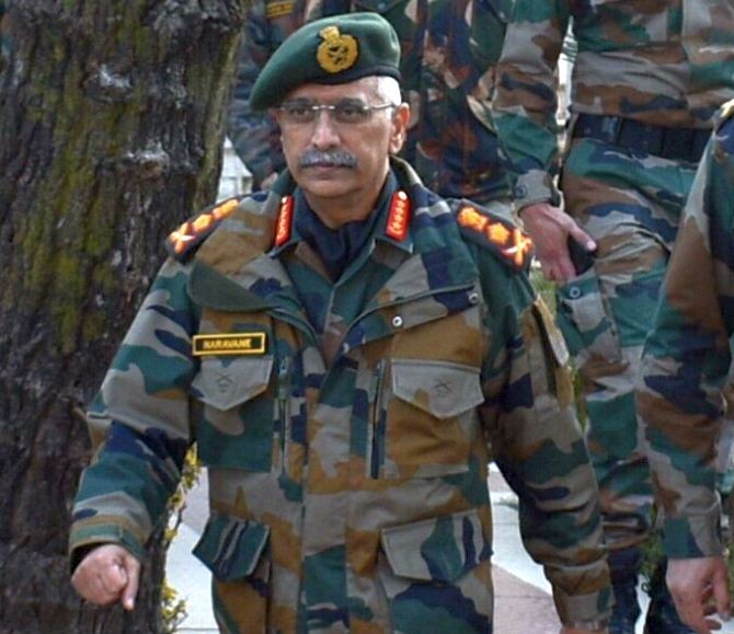 Army chief General M M Naravane.
