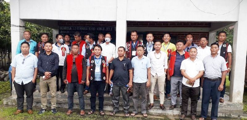 WSYF members at Vihokhu village with representatives of Niuland area, Kuhuboto area and Ato area on June 27.