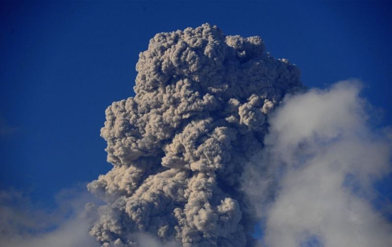 Indonesia's most active volcano erupts, flight alert issued.(IANS Photo)