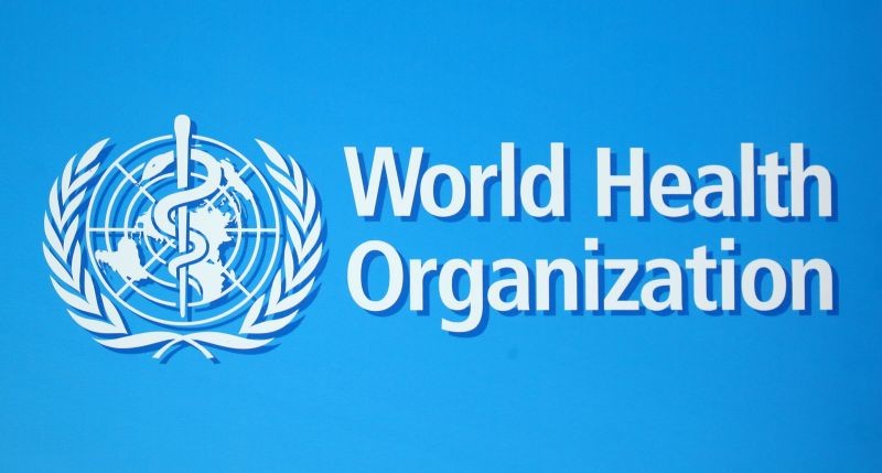 A logo of the World Health Organization (WHO), is seen before a news conference in Geneva, Switzerland on June 25, 2020. (REUTERS Photo)