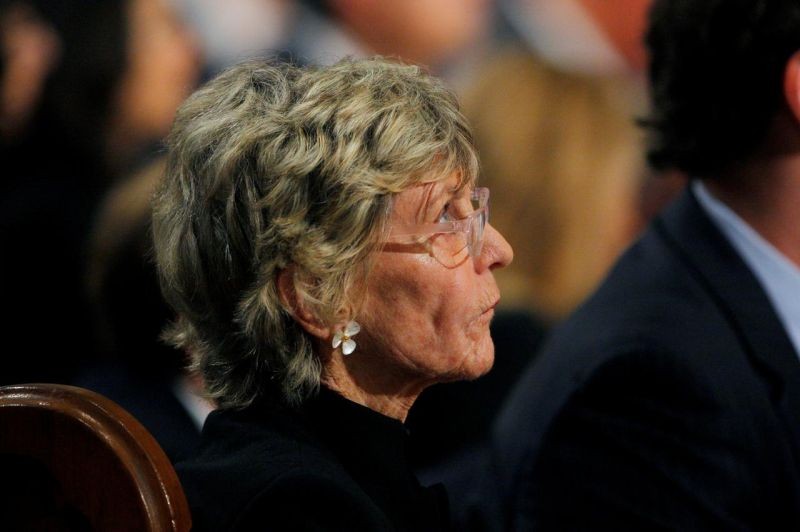 Jean Kennedy Smith, sister of Senator Edward Kennedy, is seen during funeral services for her brother at the Basilica of Our Lady of Perpetual Help in Boston, Massachusetts August 29, 2009. (REUTERS File Photo)