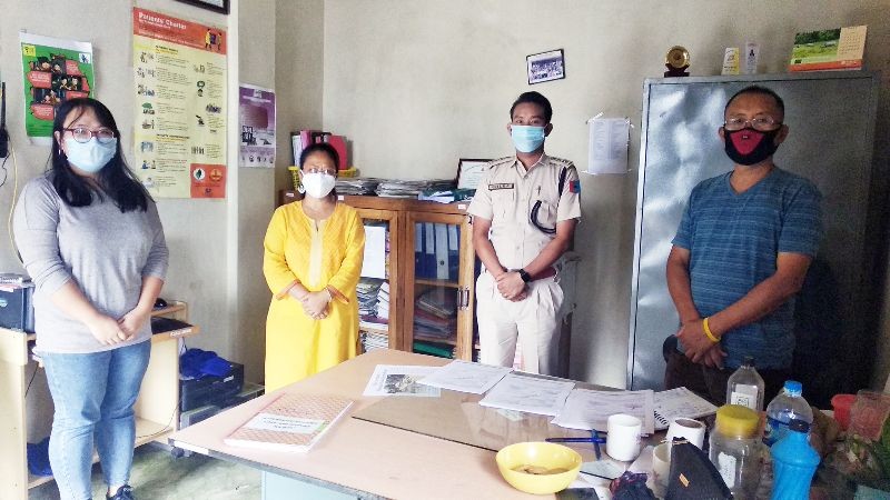 Members of the sub-committee of Family Counseling Centre under Care and Support Society Mokokchung during the quarterly meeting held at Office premises on July 9. (Photo Courtesy: C&SS)