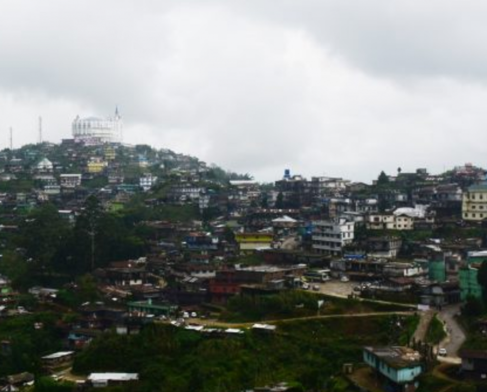 A view of Zunheboto Town. (Photo Courtesy: zunheboto.nic.in)