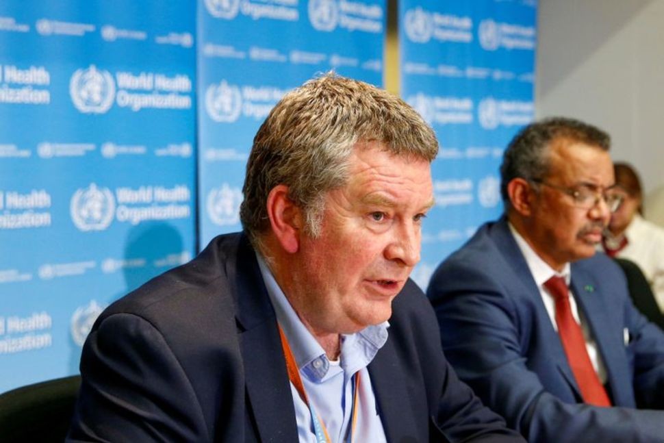 FILE PHOTO: Executive Director of the World Health Organization's (WHO) emergencies program Mike Ryan speaks at a news conference on the novel coronavirus (2019-nCoV) in Geneva, Switzerland February 6, 2020. REUTERS/Denis Balibouse/File PhotoREUTERS