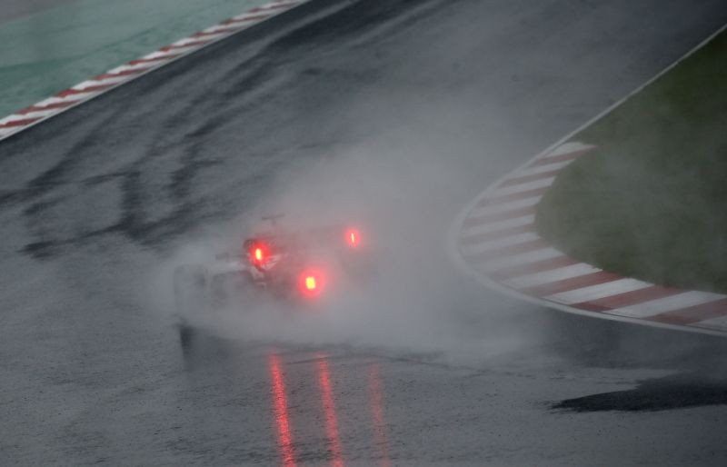 General view of an Alfa Romeo during practice Pool via REUTERS/Kenan Asyali