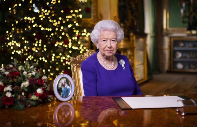 Windsor:In this undated photo issued on Friday Dec. 25, 2020, Britain's Queen Elizabeth II records her annual Christmas broadcast in Windsor Castle, Windsor, England.  AP/PTI Photo