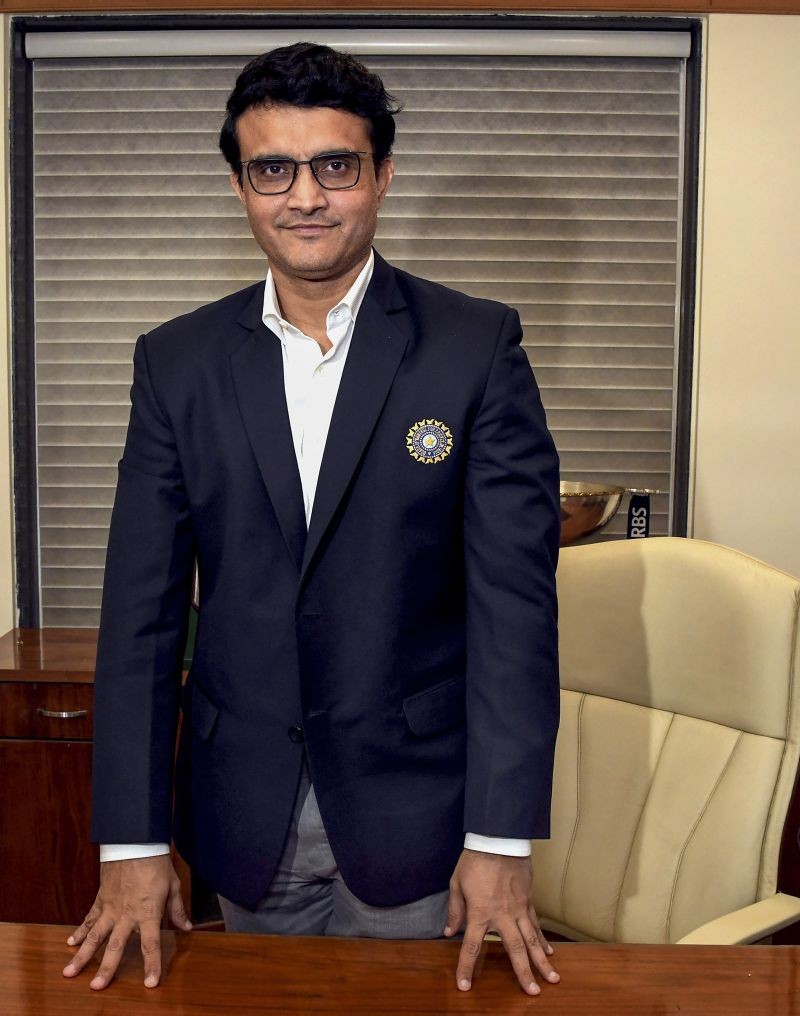 New Delhi: In this file photo, dated Oct. 23, 2019, is seen BCCI President and former India skipper Sourav Ganguly in Mumbai. Ganguly was hospitalised after he complained of chest pain, in Kolkata, Saturday, Jan. 02, 2021. (PTI Photo)