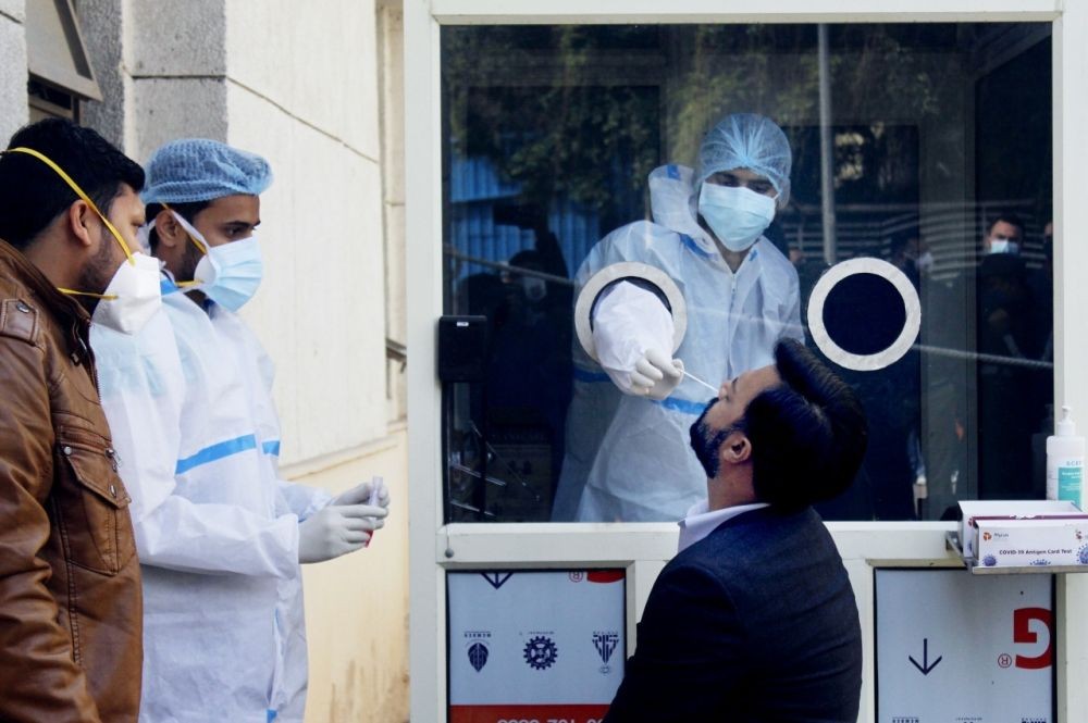 ITPC test for covid-19 at Rajiv Gandhi Hospital in New Delhi on Tuesday 12 January 2021   (Photo: Qamar sibtain/IANS)