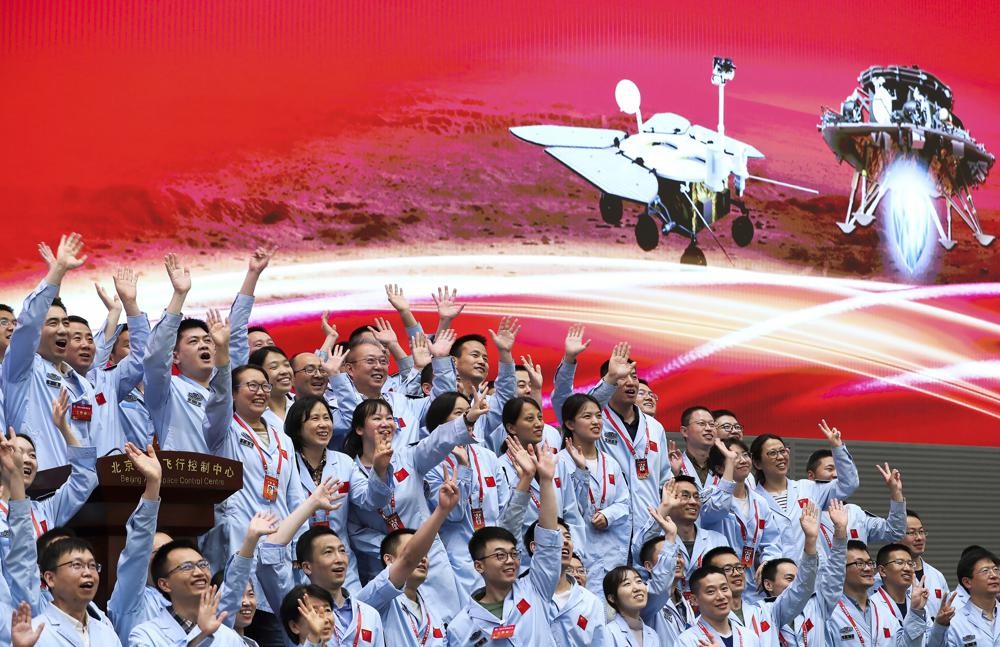 China lands on Mars in latest advance for its space program