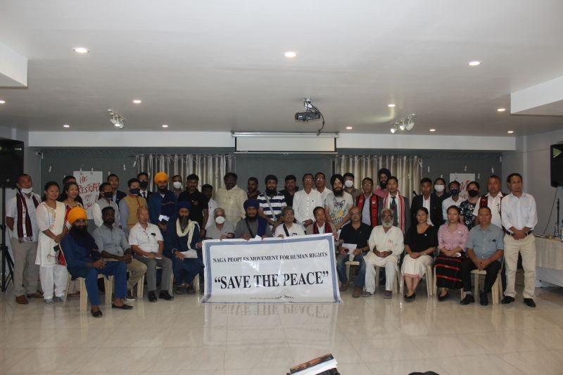 Participants of Save The Peace Conference organized by the Naga Peoples’ Movement for Human Rights in New Delhi on September 4. (Photo Courtesy: NPMHR)