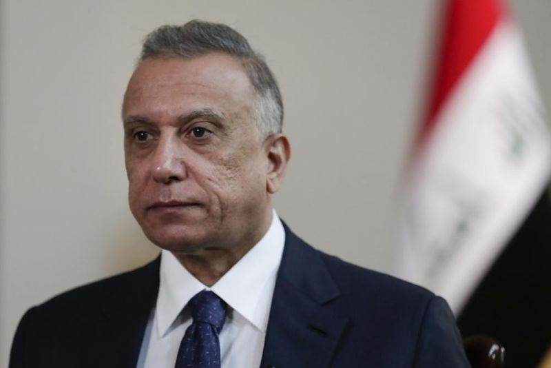 Iraqi Prime Minister Mustafa al-Kadhimi poses in his office during an interview with The Associated Press in Baghdad, Iraq, Friday, July 23, 2021. The Iraqi government says Prime Minister Mustafa al-Kadhimi has survived an assassination attempt with an armed drone and is unharmed. In a statement released Sunday, Nov. 7, the government said the drone tried to hit al-Kadhimi’s home in Baghdad’s heavily fortified Green Zone area. (AP File Photo)