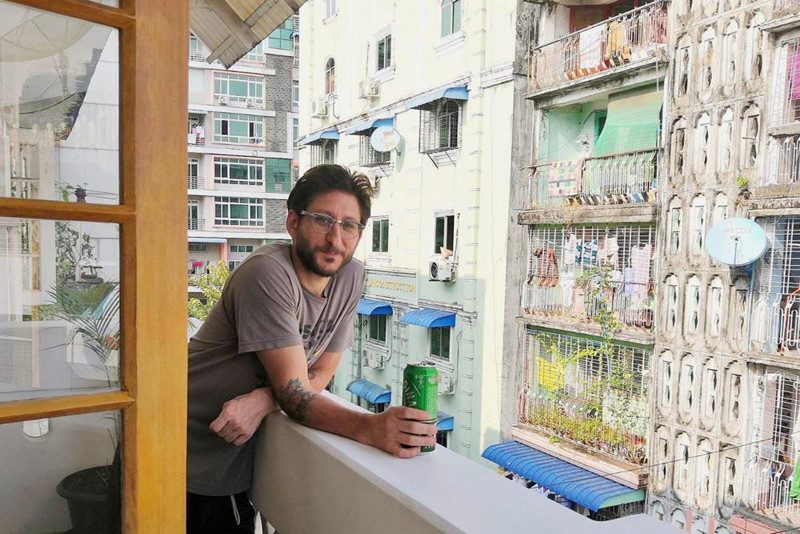 This undated photo provided by the family courtesy shows Danny Fenster posing for a photo in Yangon, Myanmar. (AP File Photo)