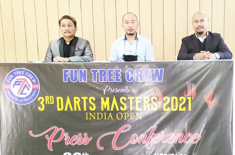 Officials of Fun Tree Crew during press conference in Kohima on November 30. (Morung Photo)