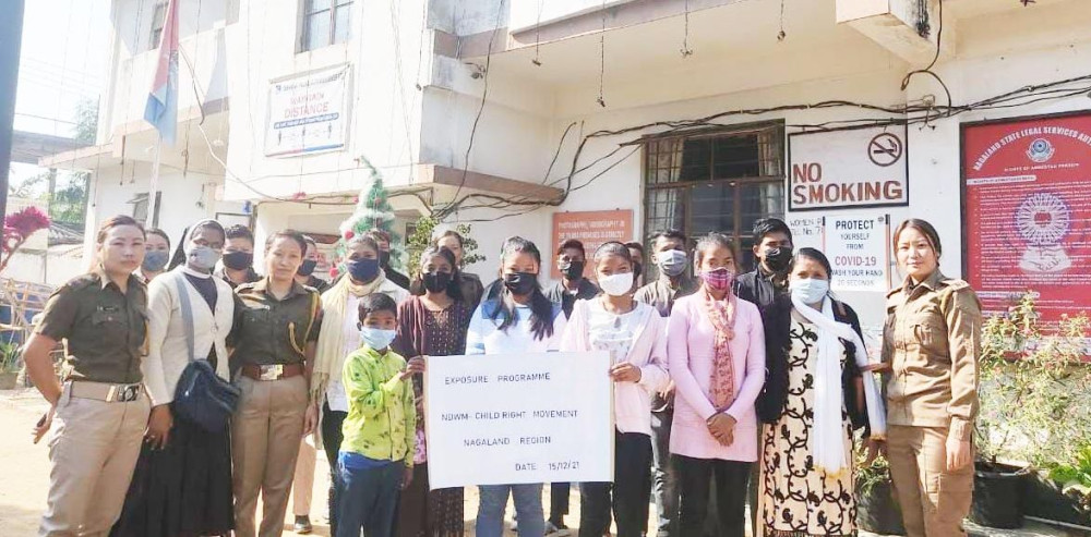 NDWM Child Right Movement Nagaland Region organised exposure programme for the Woman Cell and Child Line office. 11 CRM took part in the programme along with Sr Geeta, Punam and Vanbeni.