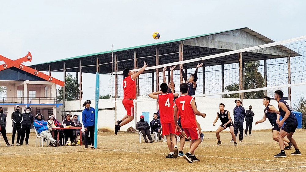 Volleyball and football matches at the ongoing 58th WAYO sports meet on January 24.