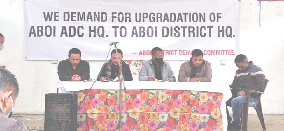 Members of District HQ Demand Committee (ADDC) during a consultative meeting