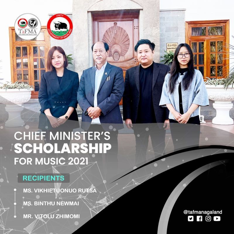 CM Rio with the scholarship recipients on January 7. (Photo Courtesy: TaFMA)