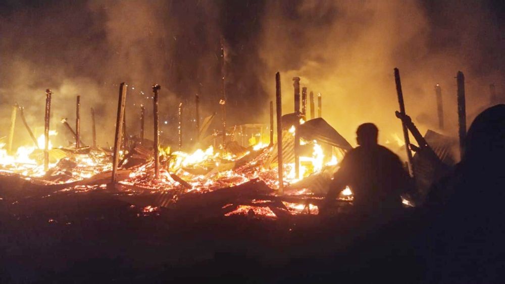 A fire broke out from a general store at Vikiye Colony in Aghunato Town, Zunheboto on January 19.