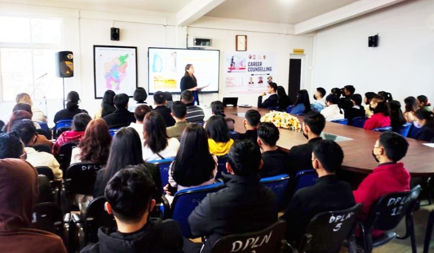 A career counseling programme in progress at the ADC Planning Conference Hall, Mokokchung on January 22. (Morung Photo)