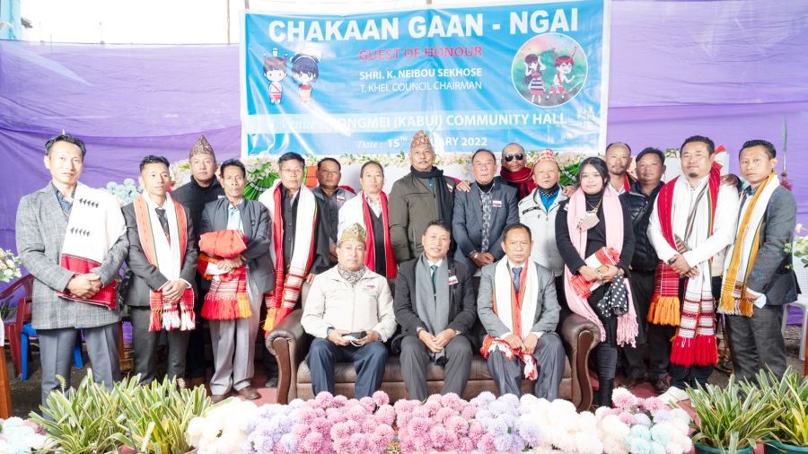 Dignitaries at Chakaan Gaan- Ngai celebration in Kohima