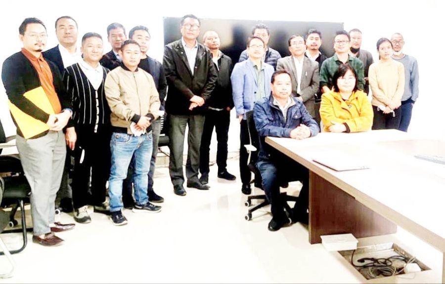 State Level Special Team, Power Department along with the team leader Sara Jamir during the meeting held in Dimapur. (DIPR Photo)