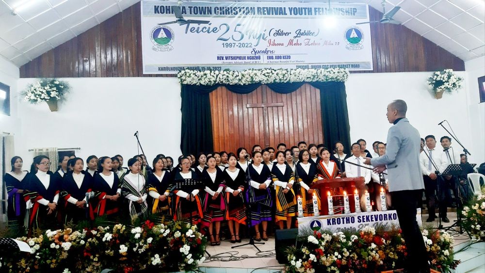 CYE, Union CRC New Market Road Kohima presents special song at KTCRYF silver jubilee on January 16.