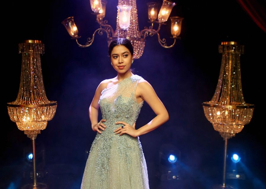 Mumbai: Bollywood actress Muskkaan Jaferi poses for photographs during trailer launch of  Netflix original series 'The Fame Game', in Mumbai, Thursday, Feb. 10, 2022. (PTI Photo)(
