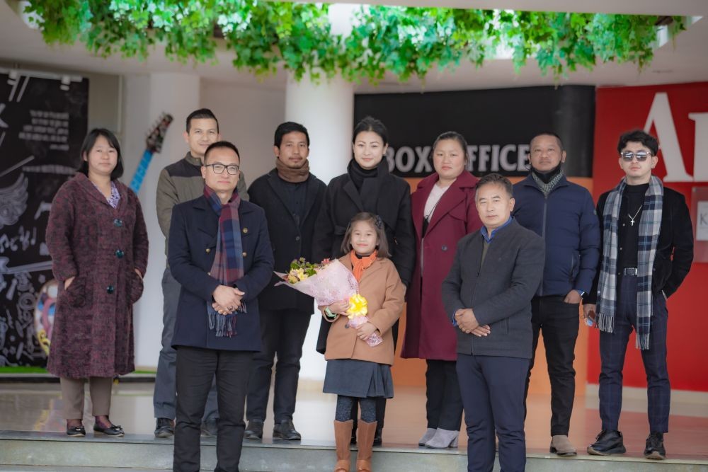 Jentijung Tirshana Aier with TaFMA Advisor Theja Meru and others at RCEMPA on February 4.