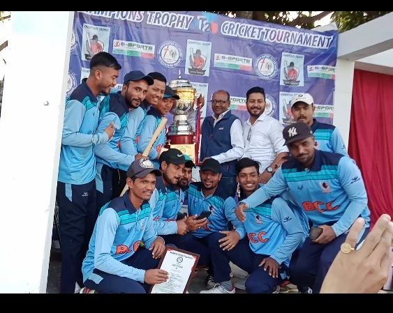 Flying Rabbit BCC today retained the Champions Trophy T-20 Cricket tournament.
