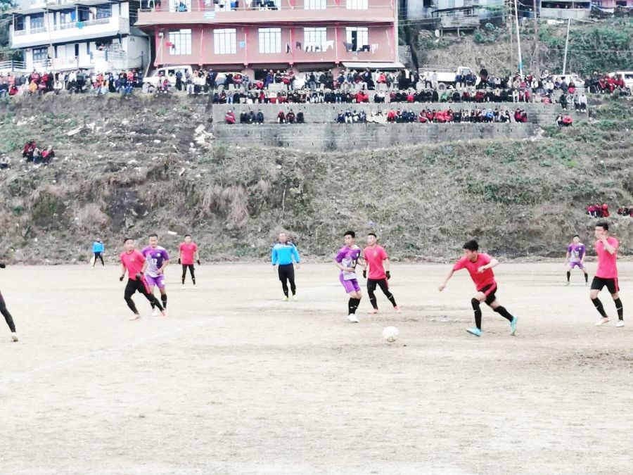 Football final match between Viswema and Kidima on February 4.