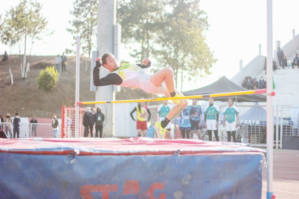 Glimpses of athletic events on day two of ASA 50th meet 2022 in Kohima on February 15. (Photo Courtesy: Viko)