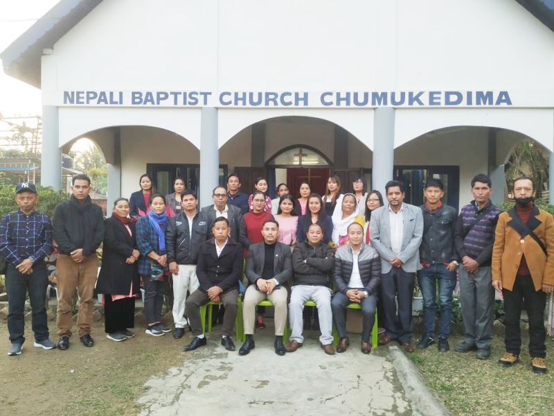 Church leaders under the Nepali Baptist Church Chümoukedima during the training.