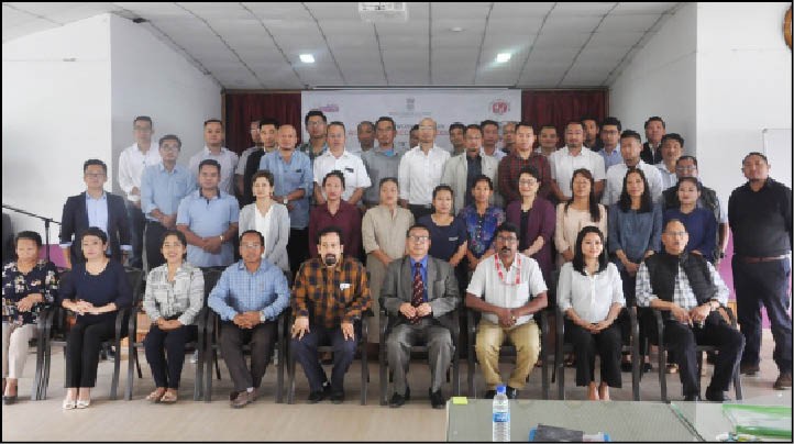 Participants with officials and others during the introductory programme held at Hotel Vivor, Kohima on May 14. (DIPR Photo)