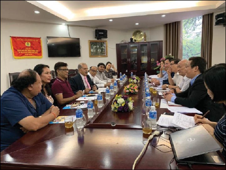 EPCH Delegation met Hoang Chinh Nghia, Deputy Director General, Ministry of Industry & Trade, Agency for Regional Industry & Trade, Vietnam alongwith RK Verma, Director, Member COA EPCH, Jesmina Zeliang, Rajesh Kumar Jain, Naveed Ur Rehman and other prominent member exporters.