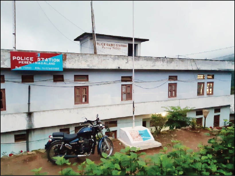 View of Peren Police Station. (Photo Courtesy: Peren Police)