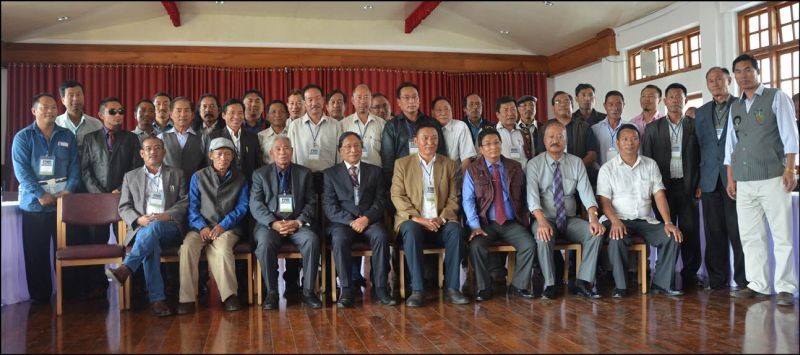 The NPGs highest level leaders are seen in this file photo with FNR members after signing the Lenten Agreement (March 2014). In this Agreement the leaders committed to “overcoming our mistakes, while also recognizing and uplifting our achievements and contributions made at various stages of our political history, a steppingstone towards the common Naga future.”