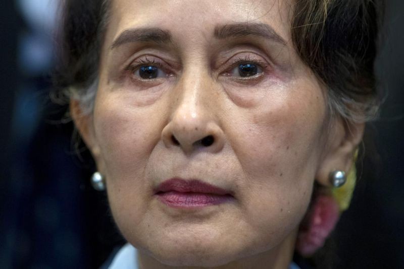 In this Dec. 11, 2019, file photo, Myanmar's leader Aung San Suu Kyi waits to address judges of the International Court of Justice in The Hague, Netherlands. Police in Myanmar have filed an 11th corruption charge against Aung San Suu Kyi, the country's elected leader who was ousted from power by a military takeover a year ago, state-controlled media reported Friday, Feb. 4, 2022. (AP File Photo)