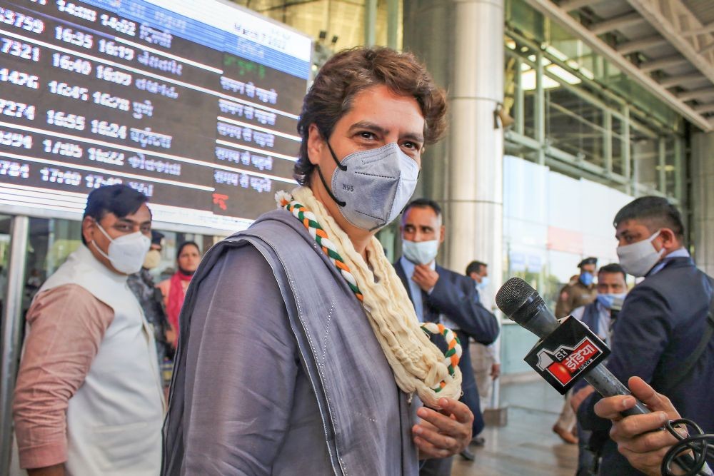 Priyanka Gandhi arrives in Jaipur to discuss post-poll scenario with Gehlot