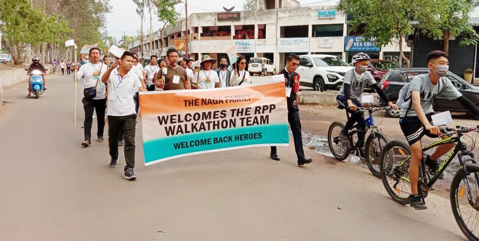 RPP walkathon culminates after 34-day 980-km round journey across Nagaland