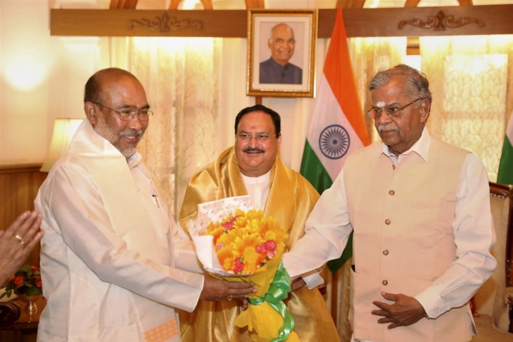 N Biren Singh sworn in as Manipur CM, 5 others take oath as cabinet ministers