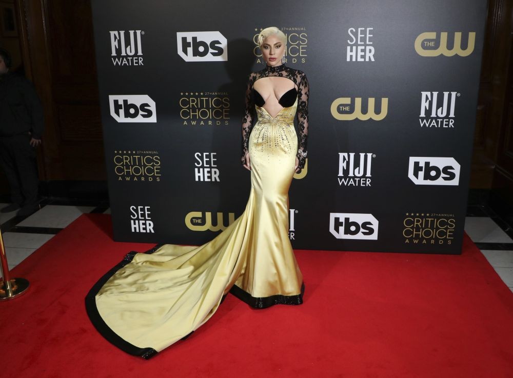 London : Lady Gaga attends the Critics Choice Awards celebration at The Savoy Hotel on Sunday, March 13, 2022, in London.AP/PTI(