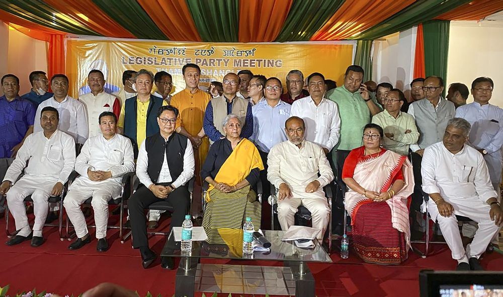 Biren Singh named chief minister of Manipur for second term
