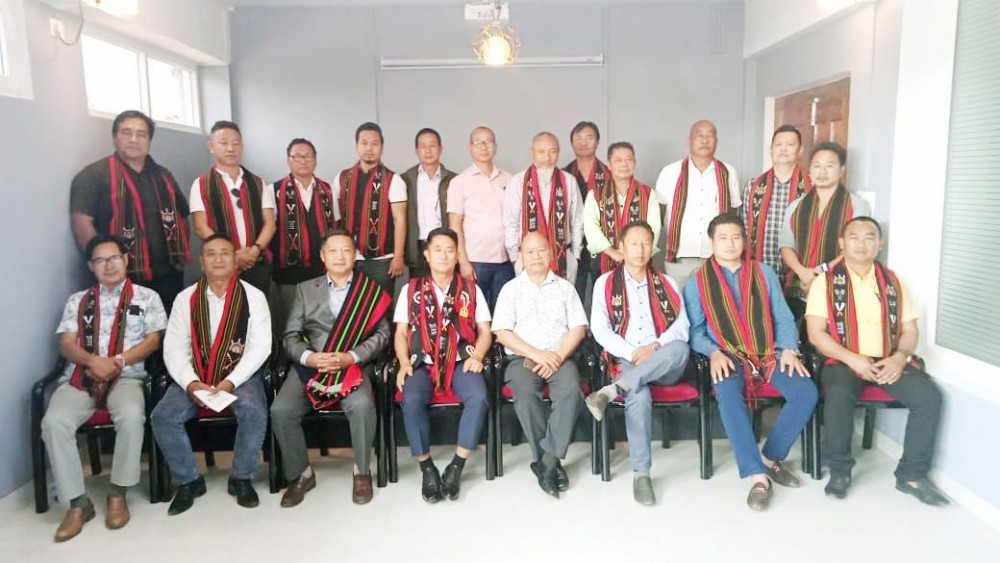 Chakhroma Public Organisation and Western Sumi Hoho representatives during the meeting held in Dimapur on March 17.