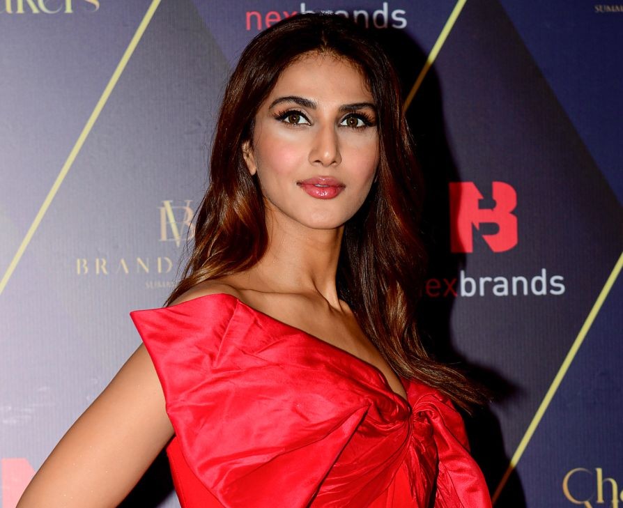 Mumbai: Bollywood actress Vaani Kapoor poses for photos at the Nexbrands brand vision summit and awards 2022, in Mumbai, Saturday, March 5, 2022. (PTI Photo)(